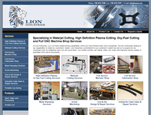 Tablet Screenshot of lionind.com